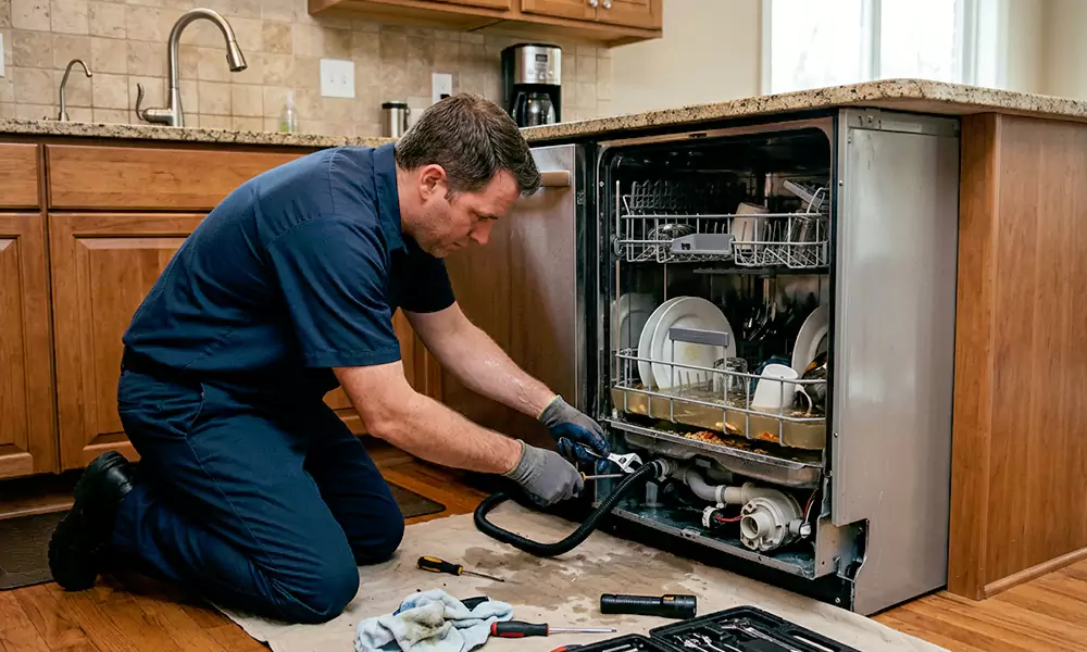 Dishwasher Not Draining Repair in Poway, CA