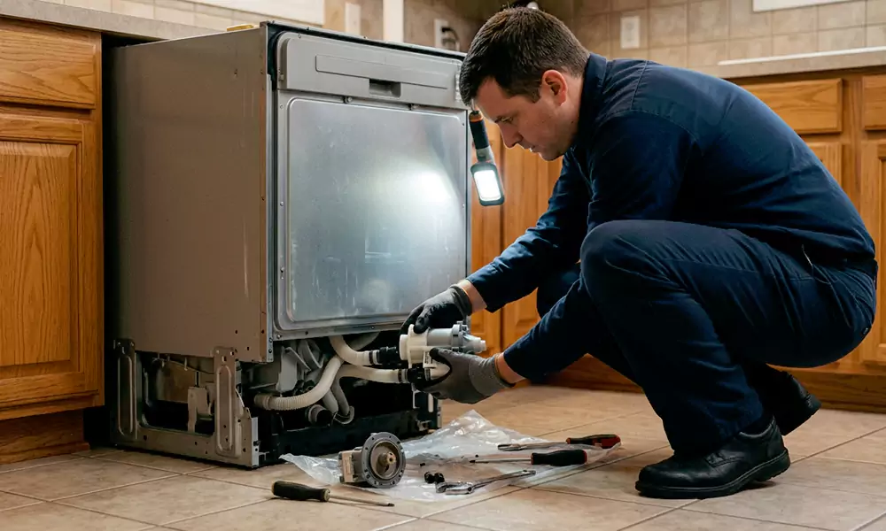 Dishwasher Pump Replacement in Poway, CA