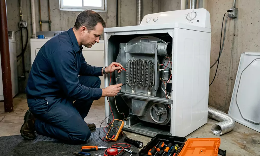 Dryer Not Heating Repair in Poway, CA