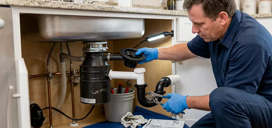 Garbage Disposal Splash Guard and Trap Installation in Poway