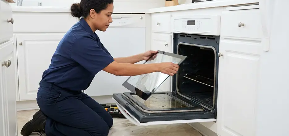 Range Oven Door Glass Replacement in Poway