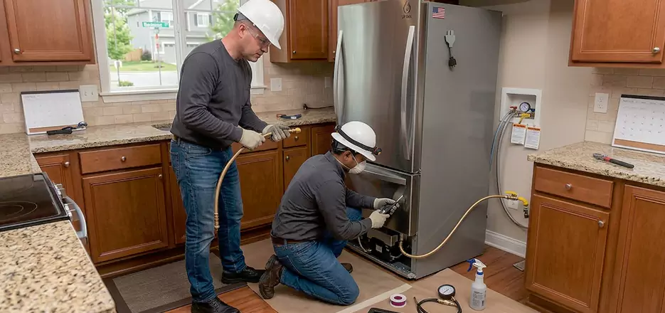 Propane Refrigerator Installation in Poway